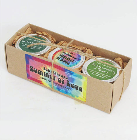 Travel Tin Candle Gift Box: Summer of Love